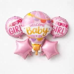 Baby Girl Foil Balloons